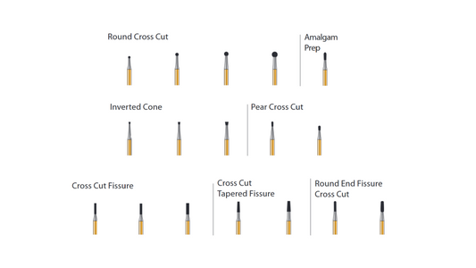 ALPEN Carbide RA Pk-100 Rond (Coltene)