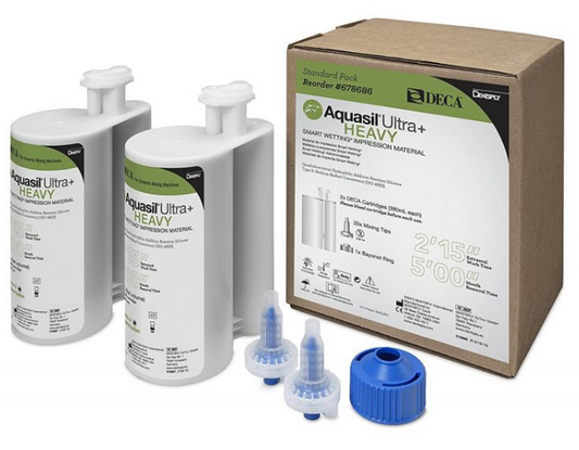 Dentsply Aquasil Ultra+ DECA Heavy Body Coffret Régulier 380 ml #678686