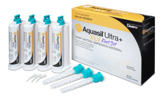Dentsply Aquasil Ultra+ Heavy Fast Set 4x50 ml + 12 embouts #678676