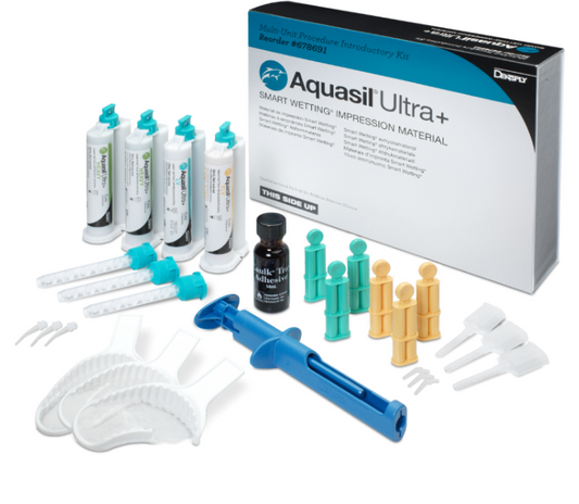 Dentsply Aquasil Ultra+ XLV Regular Coffret 4 x 50 ml + 12 embouts #678668