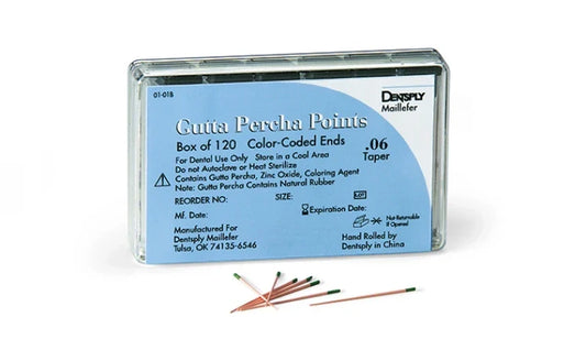 GUTTA PERCHA ISO VIAL ASSORTED (120) #670945 (DENTSPLY)