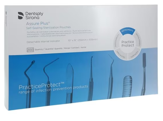 Sachets ASSURE PLUS 10" x 15" CLASSE IV (200) n° 83020 (SULTAN/DENTSPLY)