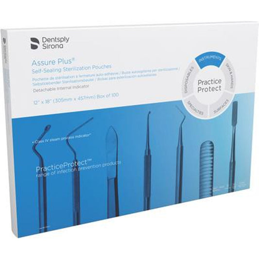 Sachets ASSURE PLUS 12" x 18" CLASSE IV (100) n° 83025 (SULTAN/DENTSPLY)