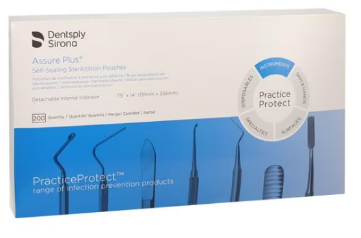 Sachets ASSURE PLUS 7" x 13" CLASSE IV (200) n° 83015 (SULTAN/DENTSPLY)