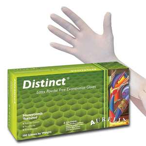 Aurelia Distinct Honeycomb Latex Exam Gloves