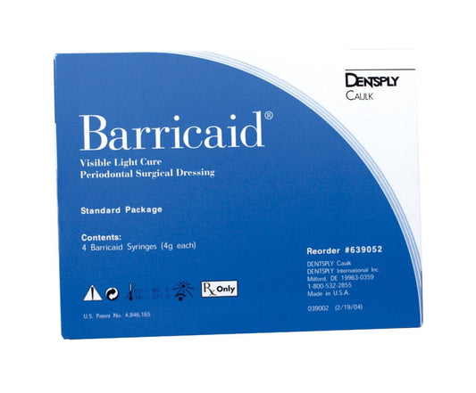 BARRICAID VLC, emballage standard (4 seringues de 4 g) (DENTSPLY) n° 639052