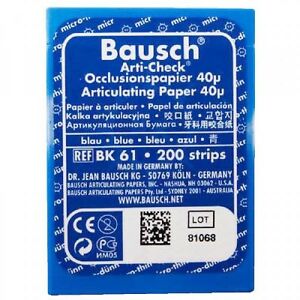 BAUSCH BK-61(04) FIN 60 Mic. BLEU 300 Stps #BK-61