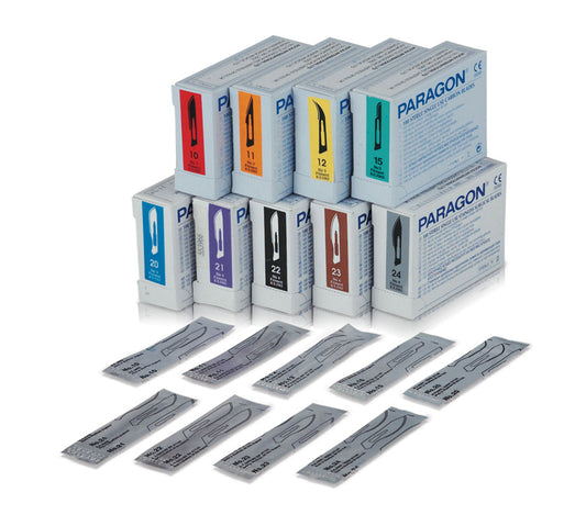 LAMES Stériles *Acier inoxydable* 100/boîte Paragon (MEDICOM)