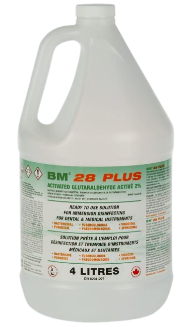 BM-28+ Glutaraldéhyde activé à 2 % Bouteille de 4 L