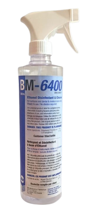 PULVÉRISATEUR BM-4S BOUTEILLE BLANCHE VIDE (500 mL)