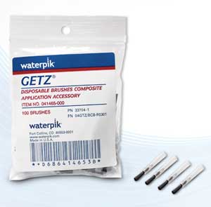 Embouts de brosse jetables noirs composites Waterpik (TWP) GETZ – Paquet de 100 #041465-000