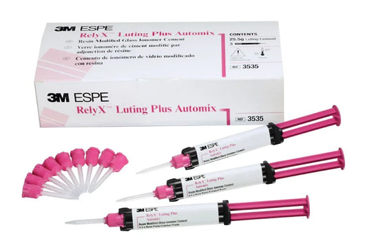Ciment automix 3M ESPE RelyX Luting Plus, paquet économique, 3535, 3 à 8,5 g