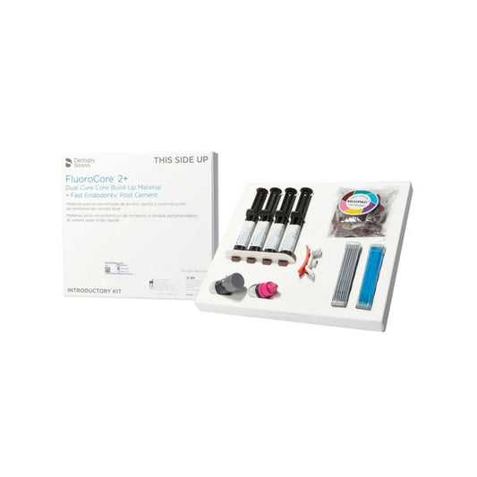 KIT D'INTRODUCTION DE SERINGUES FLUOROCORE 2+ avec PRIME &amp; BOND ELECT #612600 (DENTSPLY)