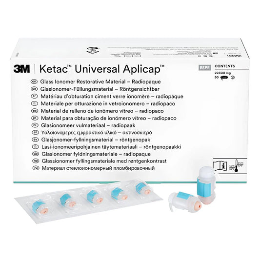 SOLVENTUM (3M) Ketac™ Universal Aplicap™ Glass Ionomer Restorative Refill Capsules – Shade A2 50 Capsules (#61088)