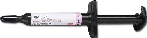 3M™ ESPE™ RelyX™ Veneer Cement Syringe Refill (7614A1/7614B0.5/7614A3/7614TR) shade light yellow, white, opaque/yellow, translucent 3g syringe