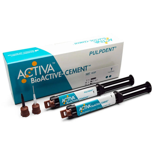 Seringues ACTIVA™ Bio-ACTIVE-CEMENT™ translucides 2x7gm/5mL + 40 embouts #VC2T