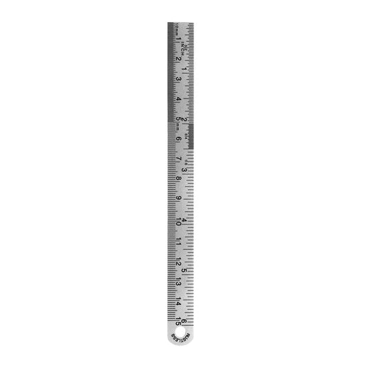 HF CLR6 STAINLESS STEEL RULER 6 INCH