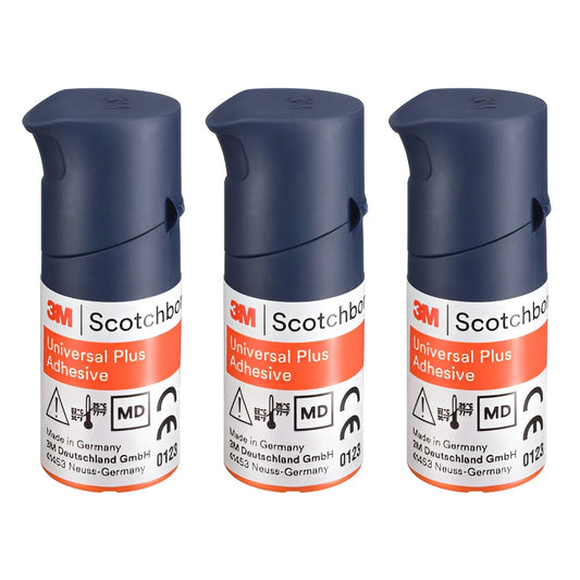 SOLVENTUM (3M) Scotchbond Universal Plus Adhesive Refill Value Pack #41295 (3 x 5ml Vials) – Light-Cure Universal Dental Bonding Agent