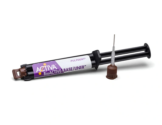 ACTIVA BioACTIVE-BASE/LINER #VB1 Paquet unique 5 ml/7 g seringue + 20 embouts automix avec canule métallique pliable de calibre 20