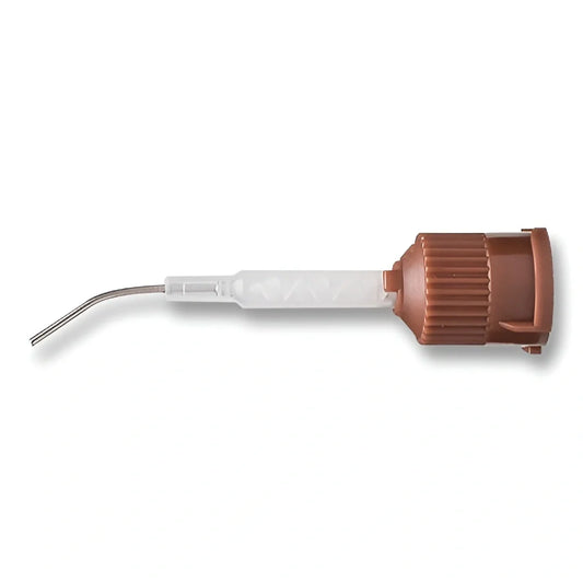 ACTIVA BioACTIVE #A50N1 (50) Embouts automix transparents avec canule métallique pliable de calibre 20