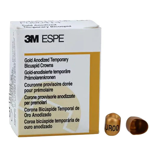 SOLVENTUM (3M) GOLD ANODIZED CROWN 1st & 2nd Molars