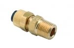 DCI #0050 Poly Connector (3/8″ O.D. Poly Tubing to 1/4″ Male Pipe Thread)