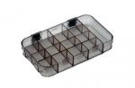 DCI #8072 17-Compartment Plastic Dental Storage Box – Clear Orthodontic / Endodontic Organizer