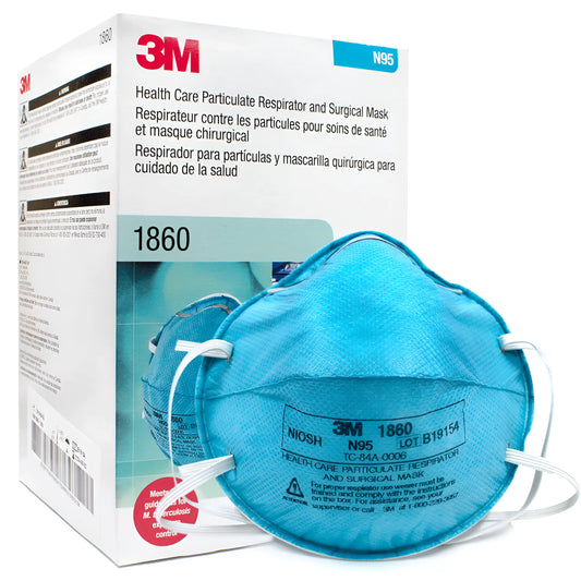 SOLVENTUM (3M) 1860S N95 Surgical Respirator – Healthcare-Grade Cup-Style Mask (Box of 20)