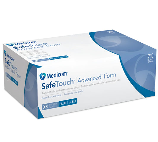 Gants SAFETOUCH Advanced Form NITRIL PF (200) (MEDICOM)