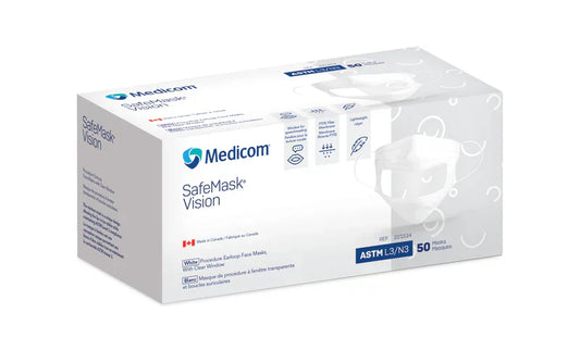 SAFEMASK #221514 VISION EARLOOP BLANC (25) L3 (MEDICOM)