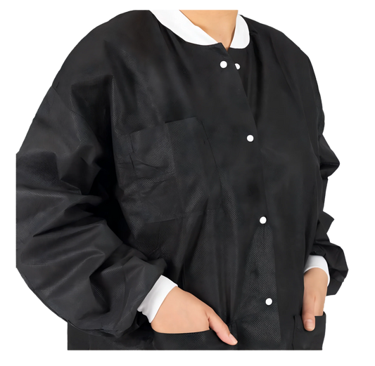 SAFEWEAR™ High Performance Black Lab Coat by Medicom®