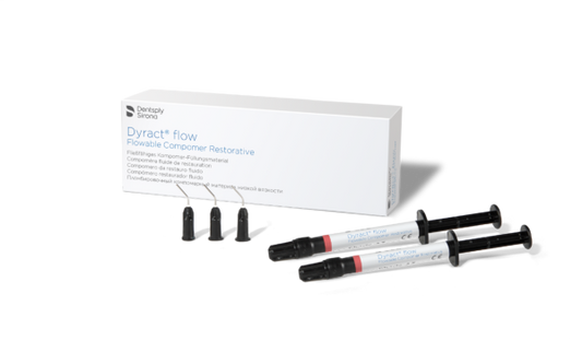 Seringue DYRACT FLOW A2 2 x 1,8 g, 25 embouts #60604402 (DENTSPLY)