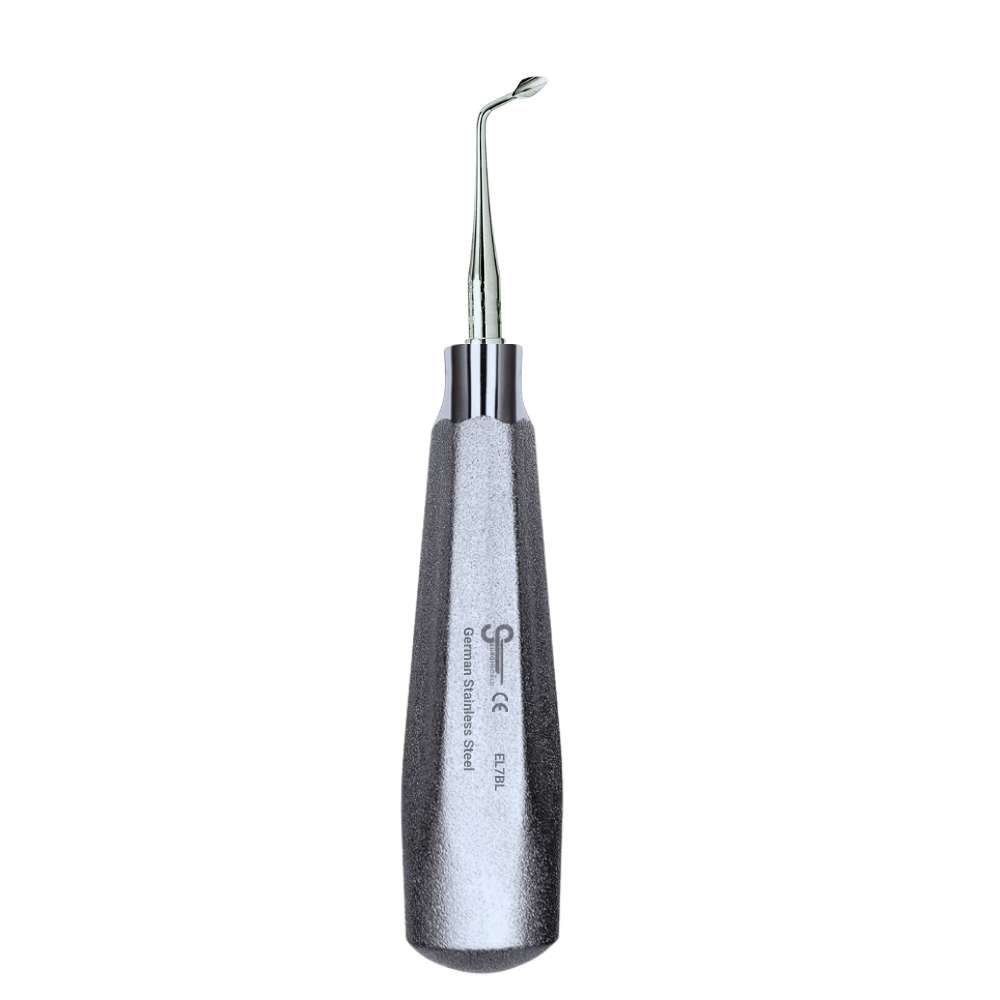7 Left Bernard Elevator 3.6 mm, Posterior Left Syndesmotome and Periotome
