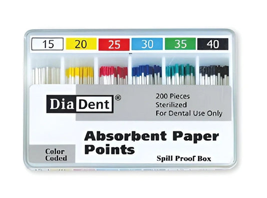 POINTES DE PAPIER ABSORBANT (Diadent) CC 200-Vi