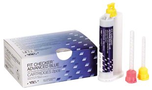 Cartouche FIT CHECKER Advance. 2x48ml Bleu + 6 embouts #004905