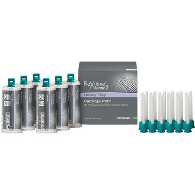 FLEXITIME XTREME 2 HEAVY TRAY 6x50ml+18 embouts (Kulzer) #66044885