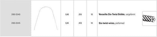 FORESTAFLEX - FIL TORSADÉ RND (10) .018 #200-3345 (SNF)