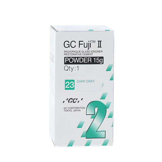 Poudre FUJI II SC #23 Gris foncé / Jaune brun / Jaune pâle 15 g (GC)