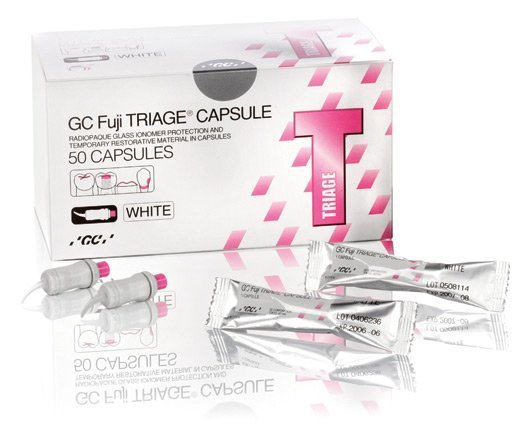 GC Fuji Triage 50 capsules verre ionomère – Blanc (GC) #002269