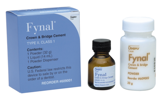 Kit FYNAL Ciment permanent Zoe n° 609001 (DENTSPLY)