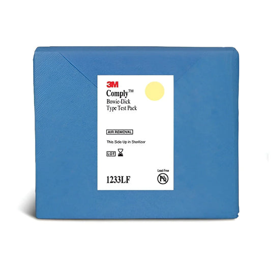 SOLVENTUM (3M) Comply™ Bowie-Dick Test Pack 1233LF – 6/Pack – Lead-Free Sterilizer Performance Indicator