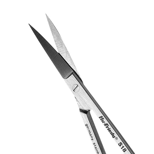 HF S18  #18 Curved Iris Scissor 11.5cm/4.5" 205567