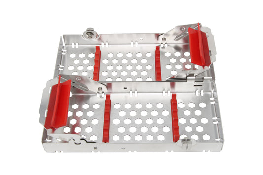 Sterilization Cassette for 10 Instruments, Double Decker - 200x82x40, Detachable - HiTeck Medical Instruments
