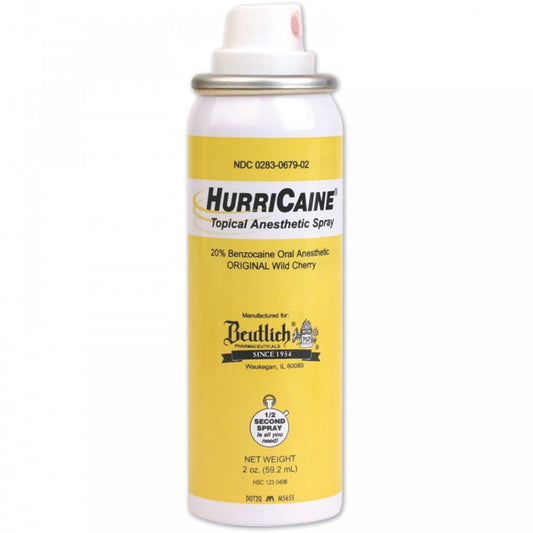 Spray topique HURRICAINE 2 oz + embout (Beutlich) n° 0679-02