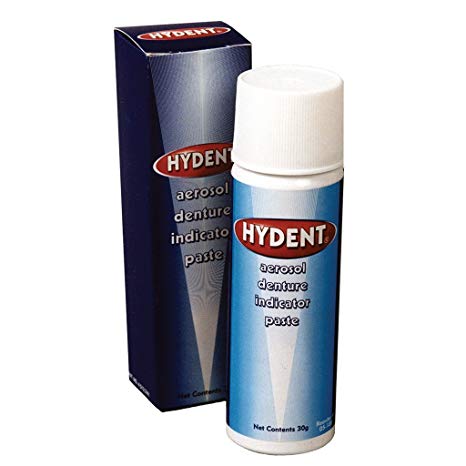 Pâte indicatrice pour prothèses dentaires HYDENT 30 g Aérosol
