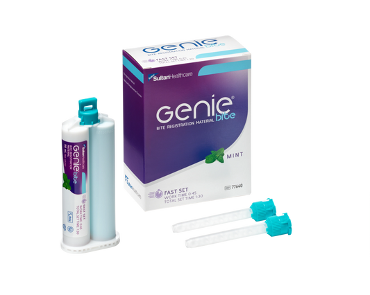 GENIE Bite Registration Fast / SuperFast Set 2x50ml + 6 embouts (Sultan/Dentsply)