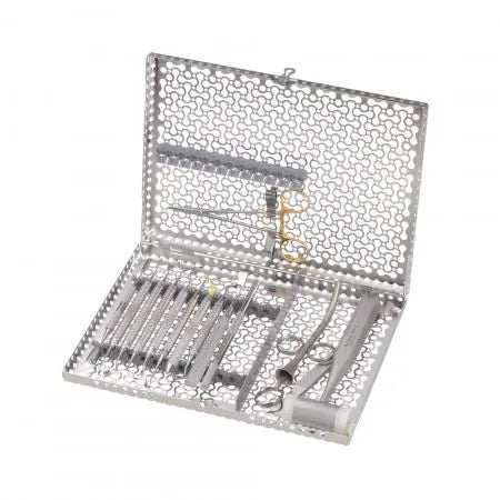 Cassette HF IMN4123 pour 12 instruments, grande taille, série Infinity, avec compartiment pour accessoires, orange #588687