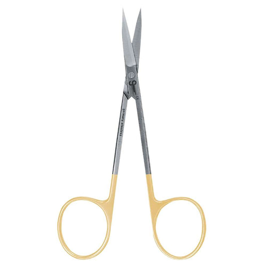 Iris Scissors Straight, Tungsten Carbide, 11.5cm