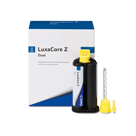 LuxaCore Z Dual Automix Refill Kit - Light Opaque (1-48gm Cartridge, 30 Automix Tips, 30 Intra-Oral Tips) #213332 (DMG)