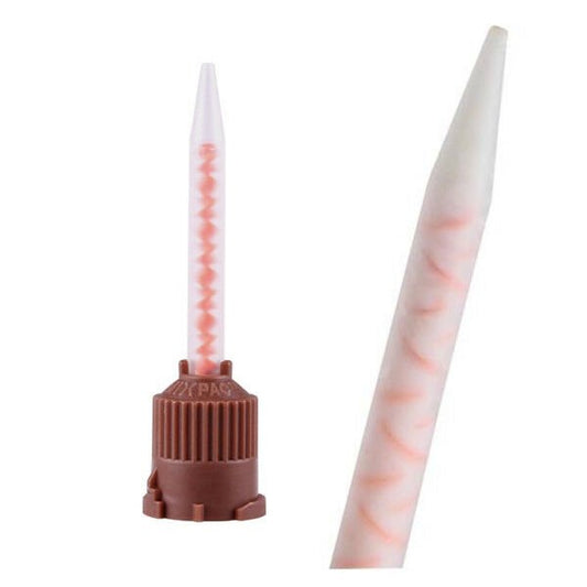 Embouts MAXCEM AUTOMIX Moyeu marron 4:1 Pack-50 (Kerr) #32862 Cône orange